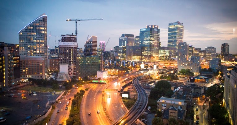 Night City Lights Traffic Building Cars The Amazing View Everytime 