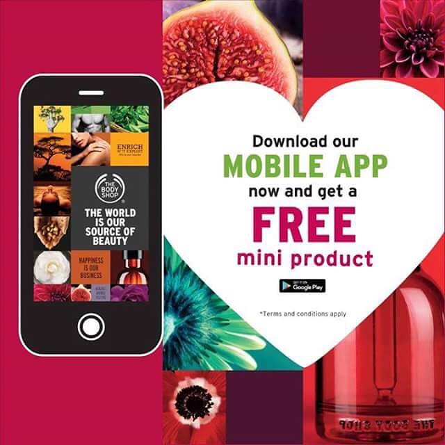 The Body Shop Malaysia Mobile App Dari Jari Jari Halusku