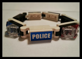 Police Brick Bracelet available through Building Legos with Christ