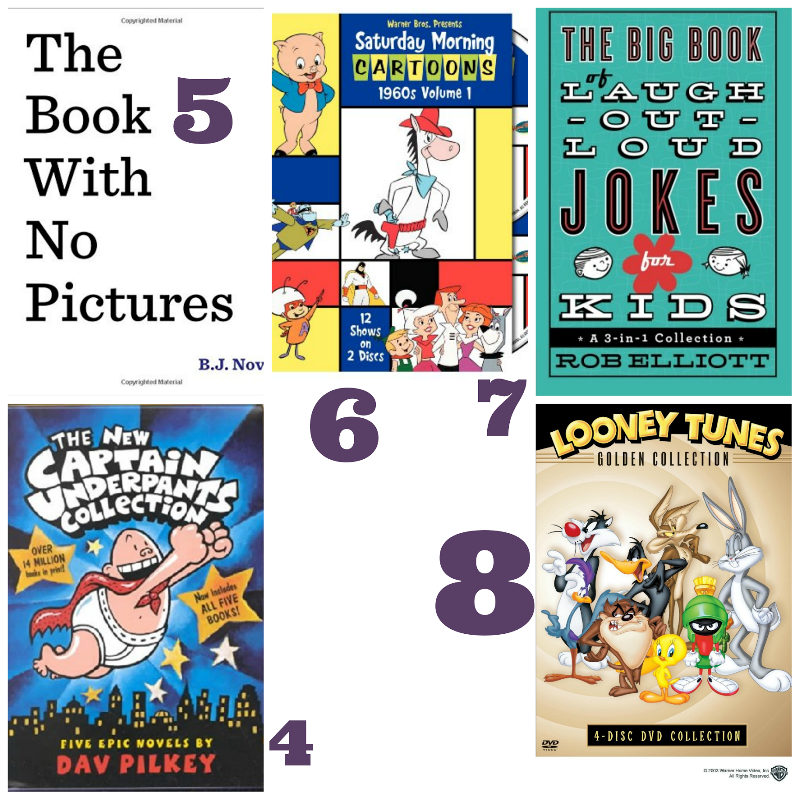 Funny Books and Movies for Kids