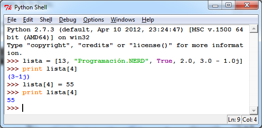 Python: Listas...