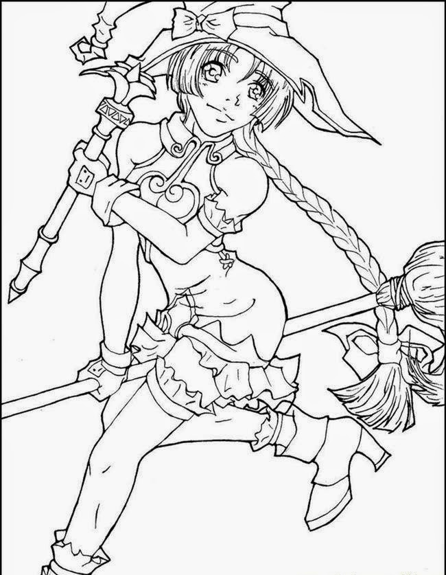 Coloring Pages: Anime Coloring Pages Free and Printable
