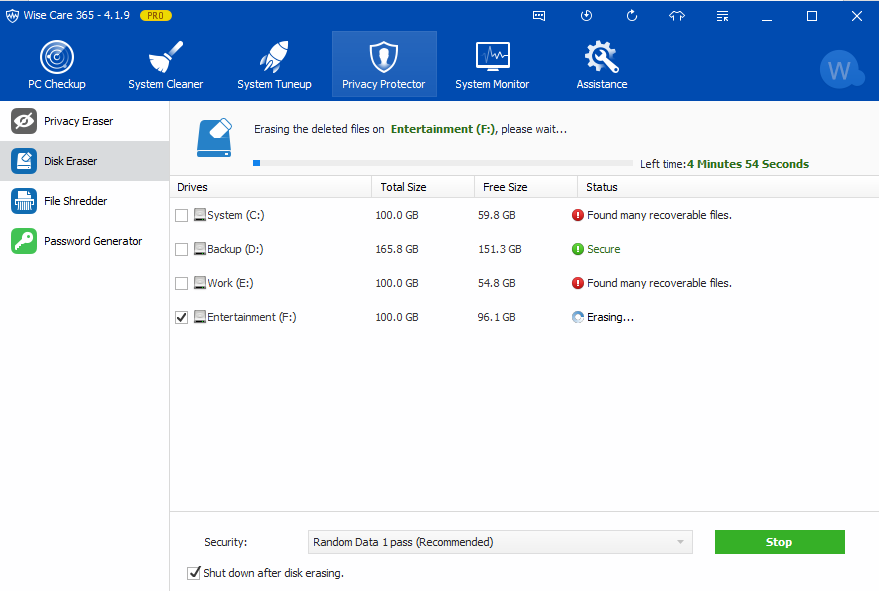 How to erase data on a hard drive?