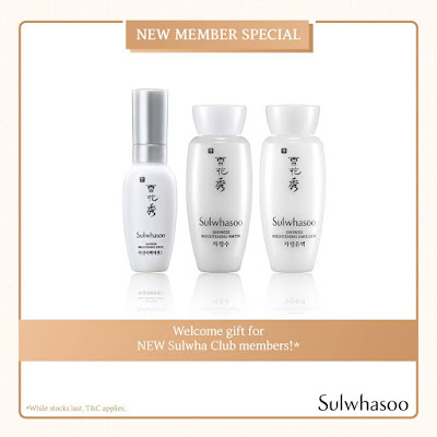 Sulwhasoo Free Welcome Gift