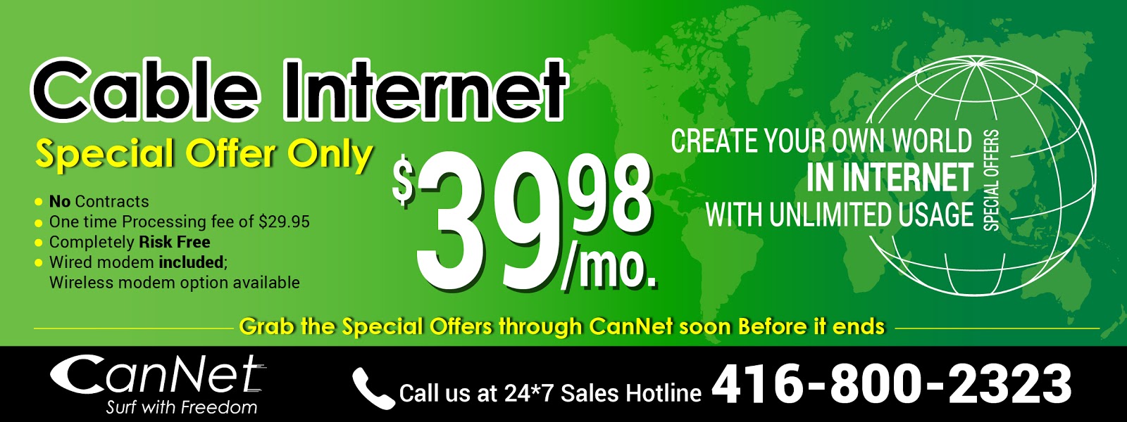 Blog 100M/10M Unlimited Cable Plan at 39.98/m