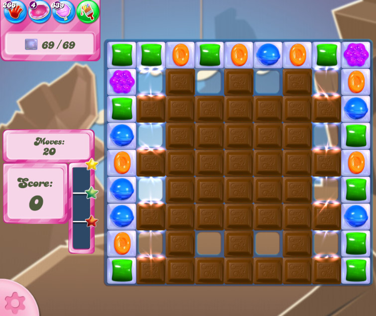 Candy Crush Saga level 2619 Candy Crush Saga level 2619