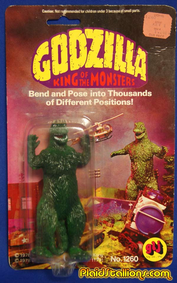 Raging Nerdgasm: 1978 Bendy Godzilla from GLJ