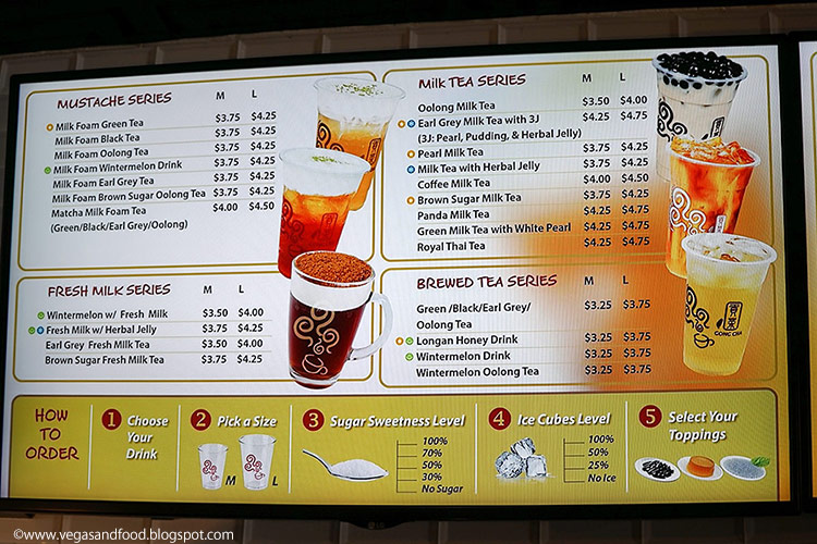 Gong Cha Little Tokyo Vegas and Food