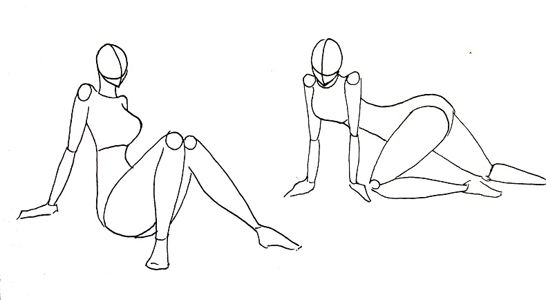 Basic menggambar badan manga cewek Gampang MAYAGAMI