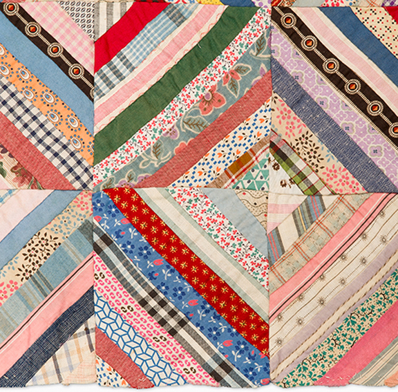 Barbara Brackman's MATERIAL CULTURE String Quilts 2Dated Examples