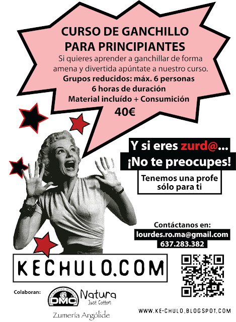 Curso de Ganchillo para principiantes - KeChulo.com