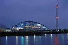 Glasgow Science Centre and the River Clyde in Glasgow