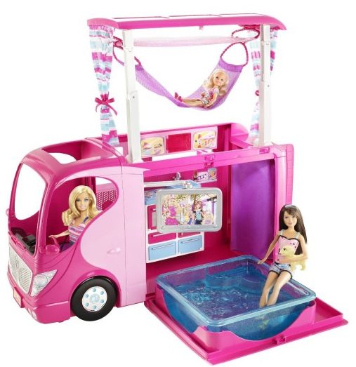 Transparant Tether Bouwen op Barbie camper - Aanbiedingen Speelgoed