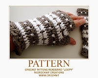 crochet patterns, how to crochet, mittens, headbands, fingerless,