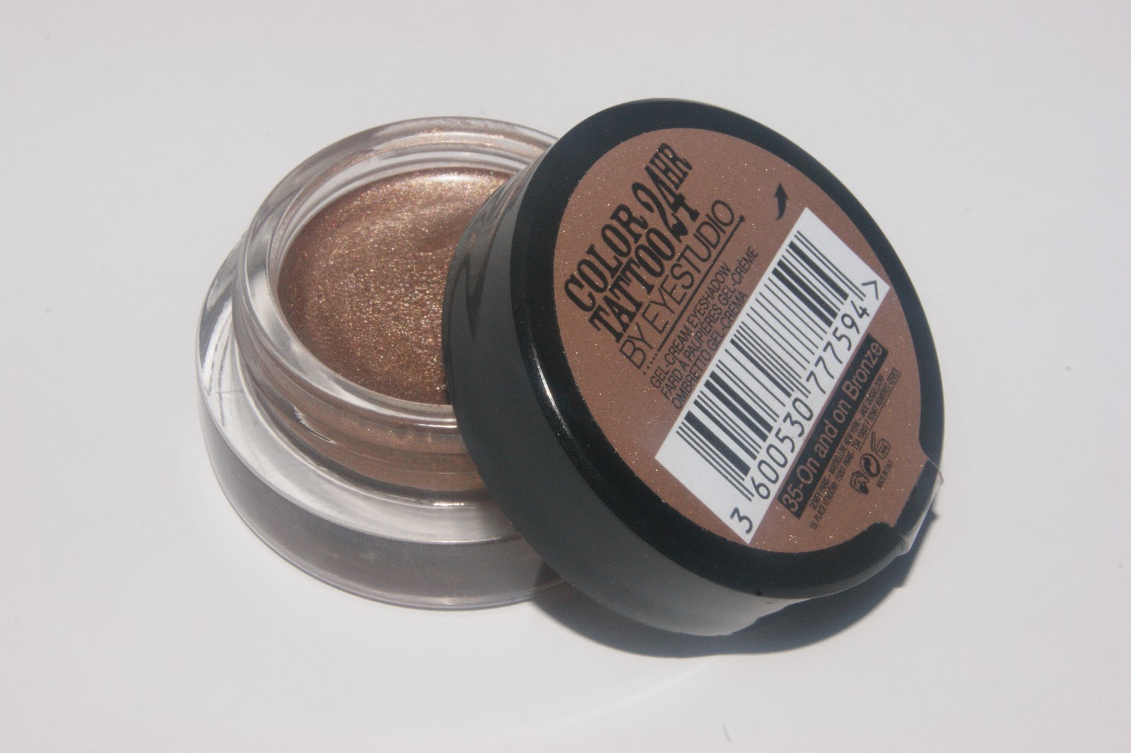 | Color Maybelline On in The and Tattoo - Girl Sunday Review On 24hr Eyeshadow Bronze