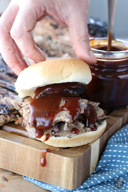 Easy Brisket Sauce recipe with 3 ingredients from Kickin' Up Smoke