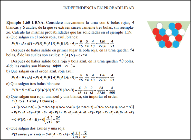 PROBABILIDAD Y ESTADISTICA EVENTOS DEPENDIENTES E INDEPENDIENTES