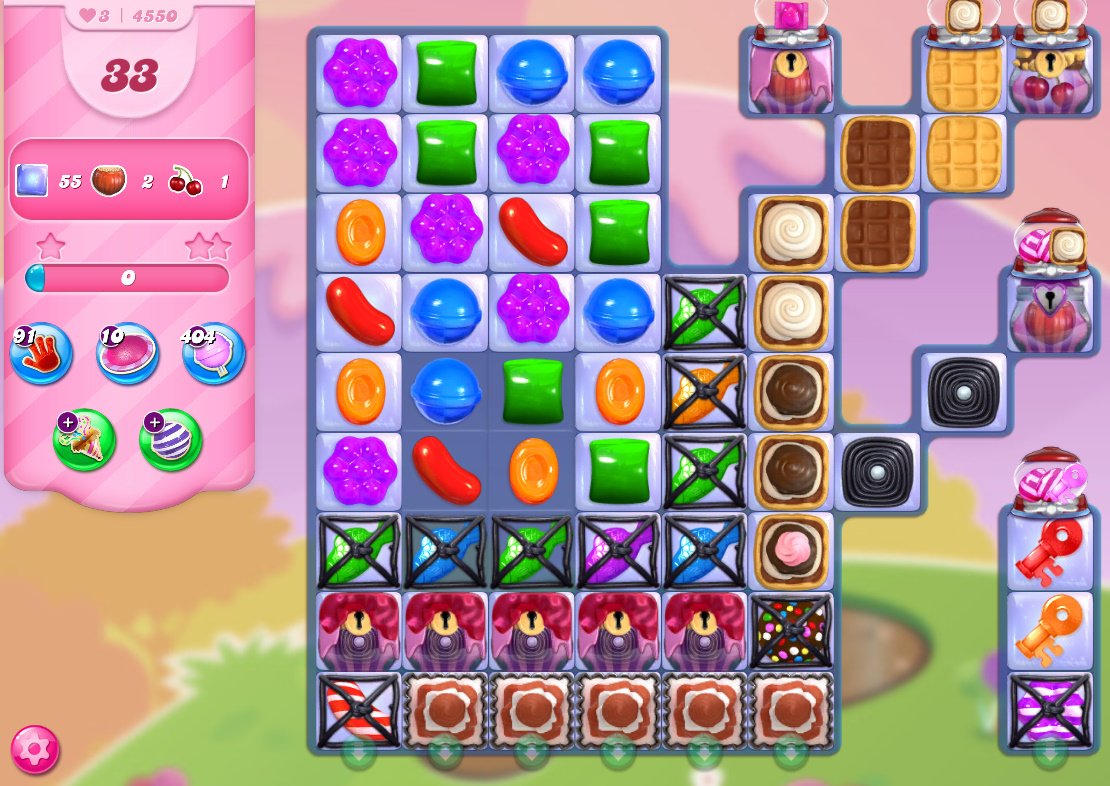 Candy Crush Saga level 4550