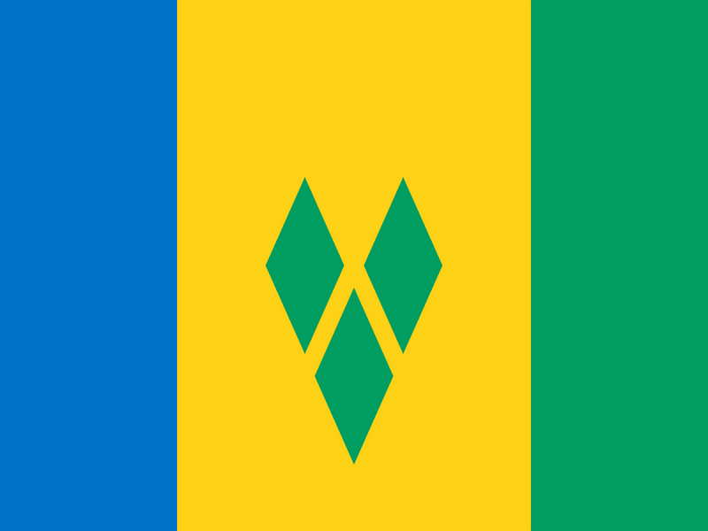 Bandera verde blanco y rojo sin escudo