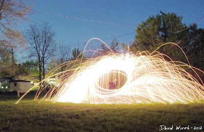 spinning wool photography night exposure camera setting video