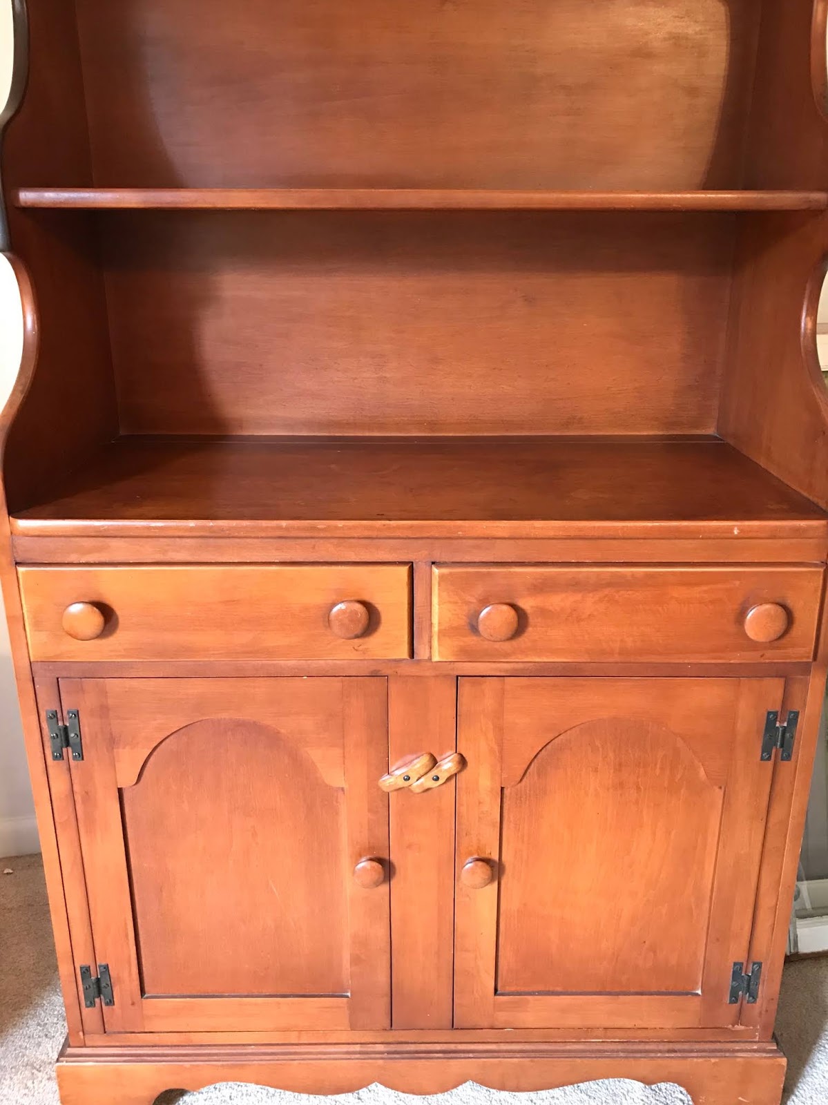 Pen & Hive How I Gave My Vintage Hutch an Update