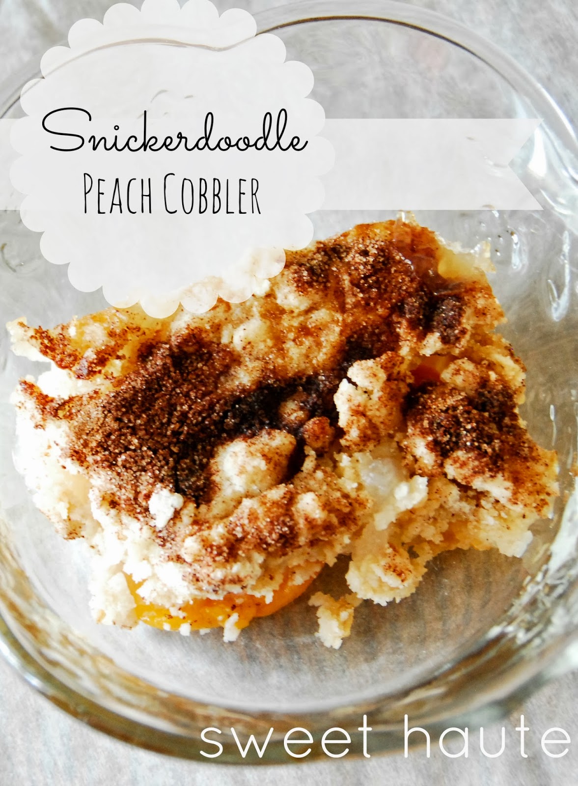 http://sweethaute.blogspot.com/2014/02/snickerdoodle-peach-cobbler-recipe-sweet.html