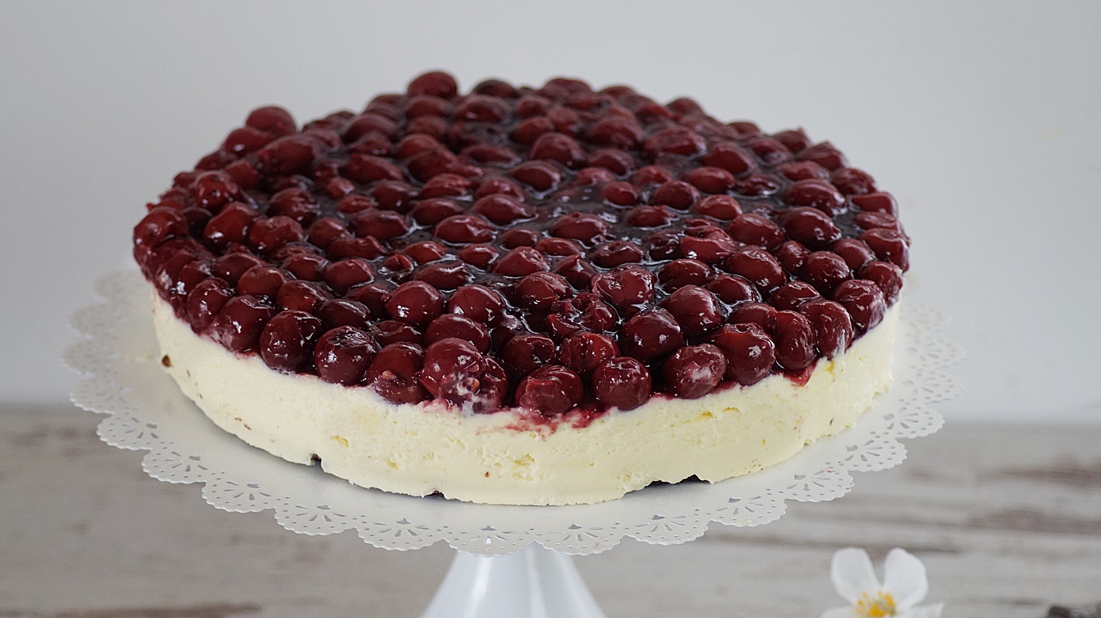 Kirsch-Cheesecake/ NO BAKE/ Kühlschranktorte