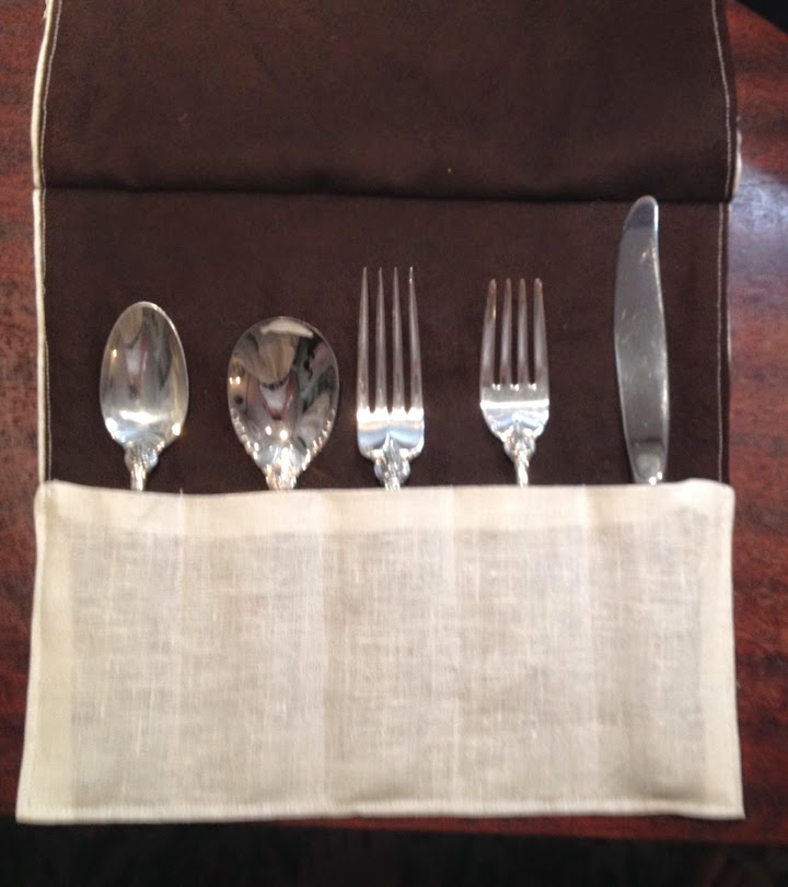 Musings of Sewing, Cooking and Gardening Silverware Holder