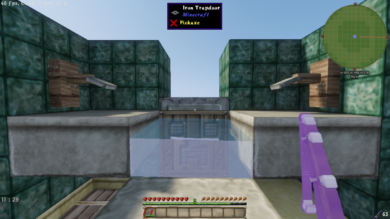 Huntcraft World Afk Fishing Farm Minecraft 1 11 2