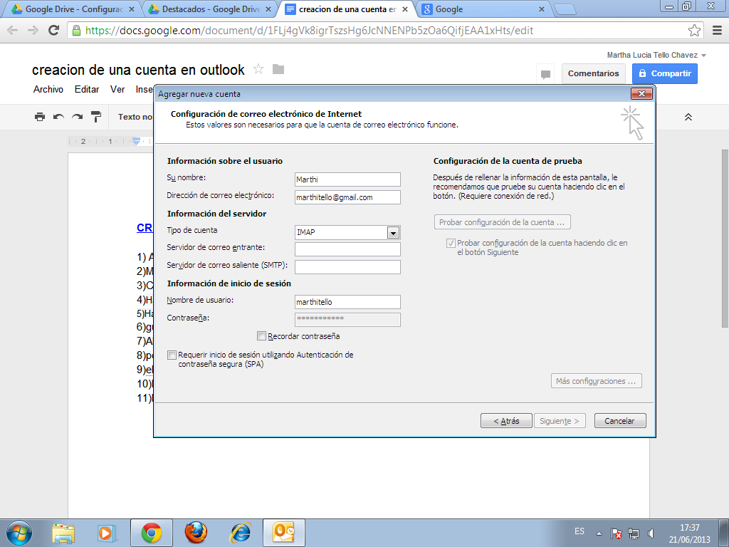 El Servidor Imap Finalizo La Conexion Outlook 2010