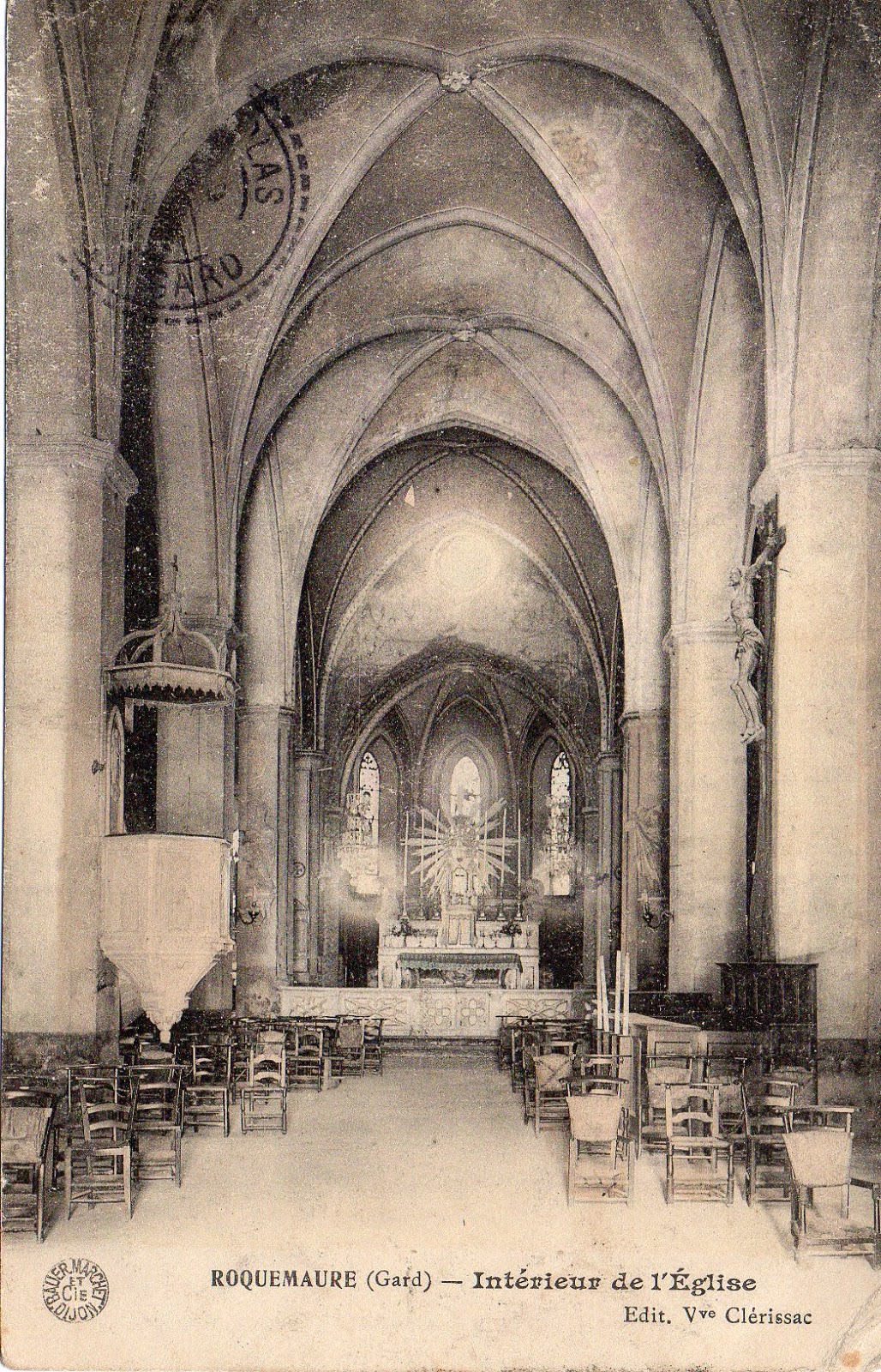 Roquemaure Cartes Postales L’intérieur De L'Eglise De Roquemaure