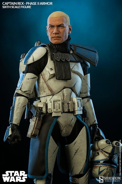 toyhaven: Preview Sideshow Collectibles Star Wars Clone Wars Captain Rex - Phase II Armor 1/6 Figure