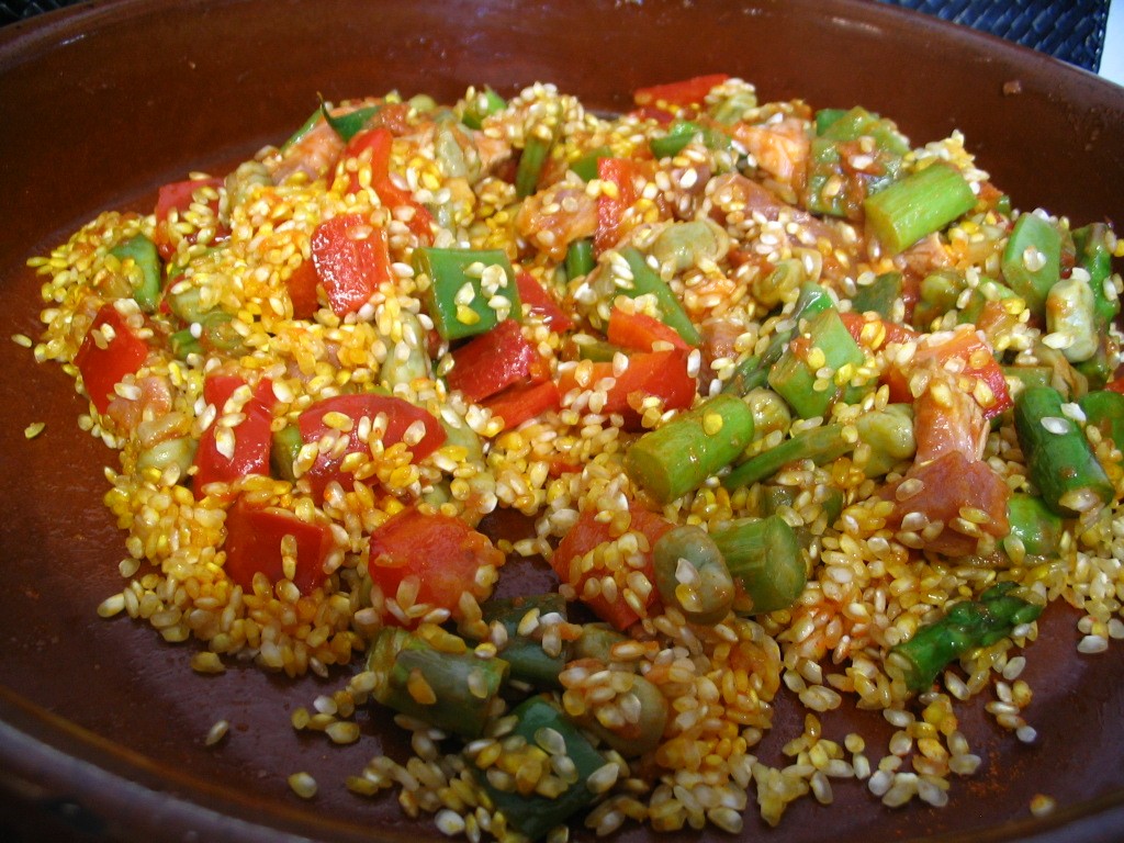 LA CUCHARA CURIOSA ARROZ DE MAGRO Y VERDURAS