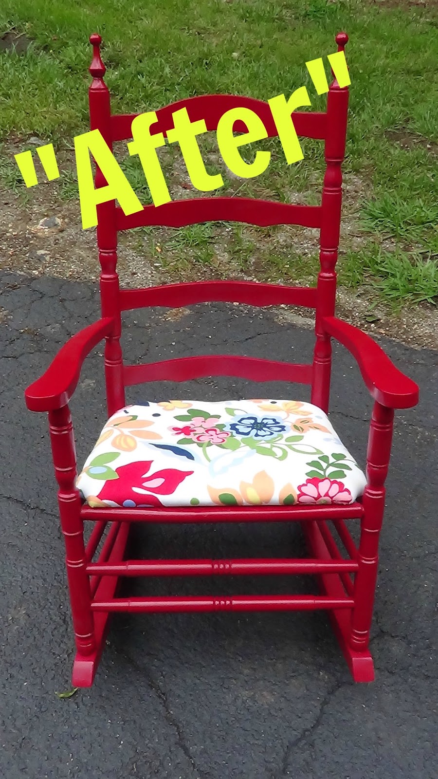 That's Not Junk...Refurbished Recycled Furniture Fundraising Rocking