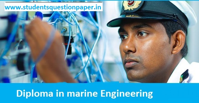 Diploma Marine Engineering Drawing October 2018 Board Exam Question