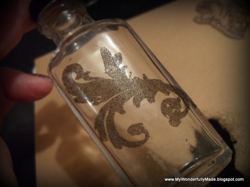 "Wonderfully Made" Embossing On Glass