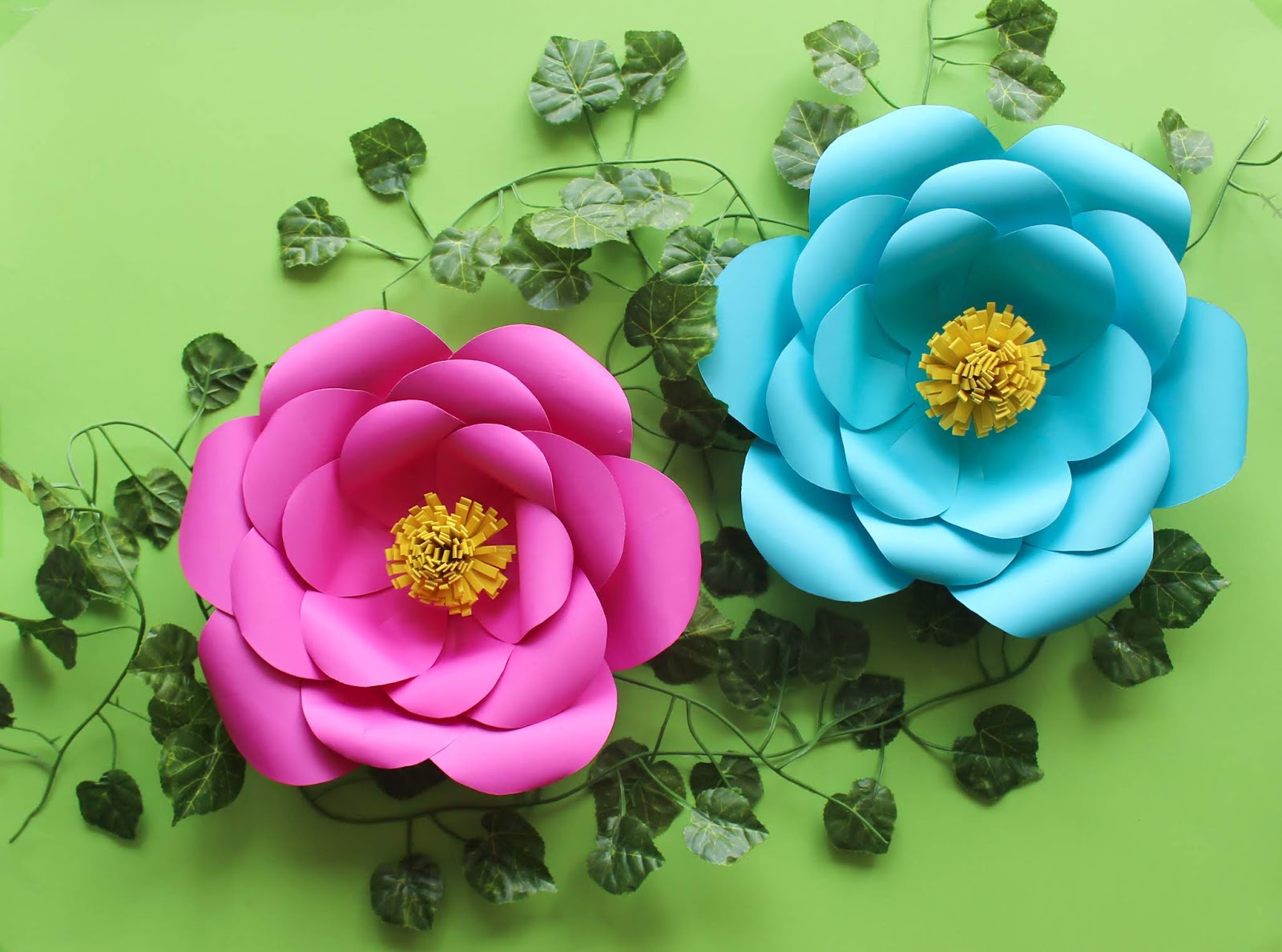 Molde Para Hacer Flores Como hacer flores de papel 🌸🌹🌼 | PartyPop DIY