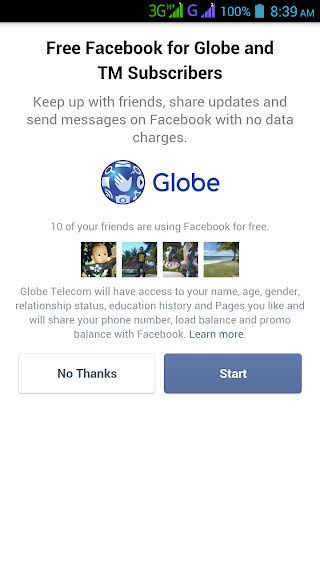 Globe answered Smart FREE internet with unlimited Facebook browsing Globe answered Smart FREE internet with unlimited Facebook browsing
