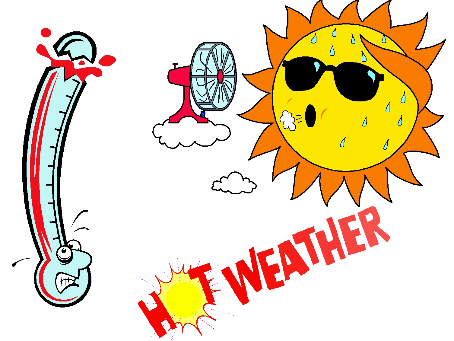 clipart hot summer day - photo #44