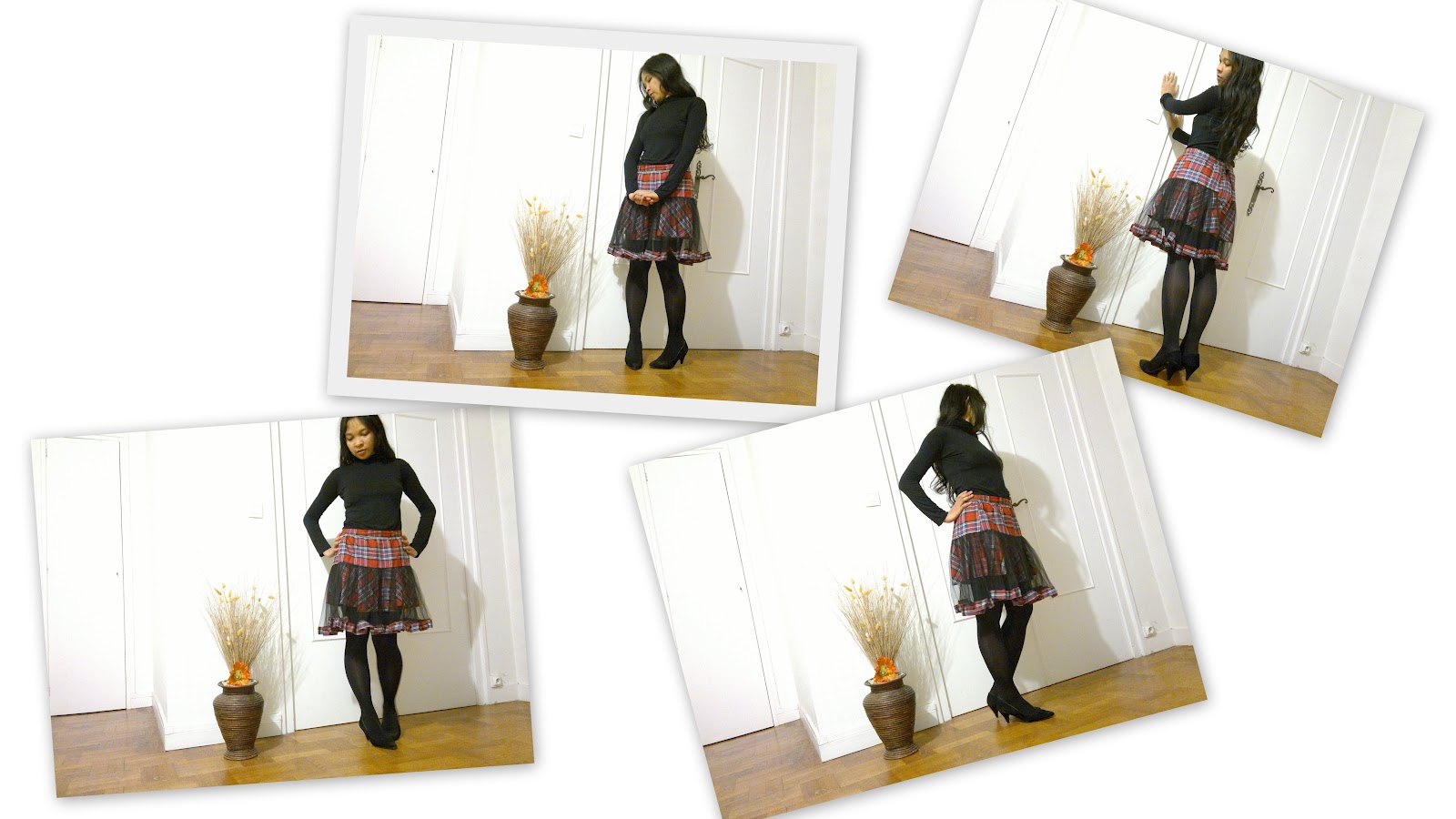 Le coin dressing de Di Jupe écossaise pour danser le rock, taille 38