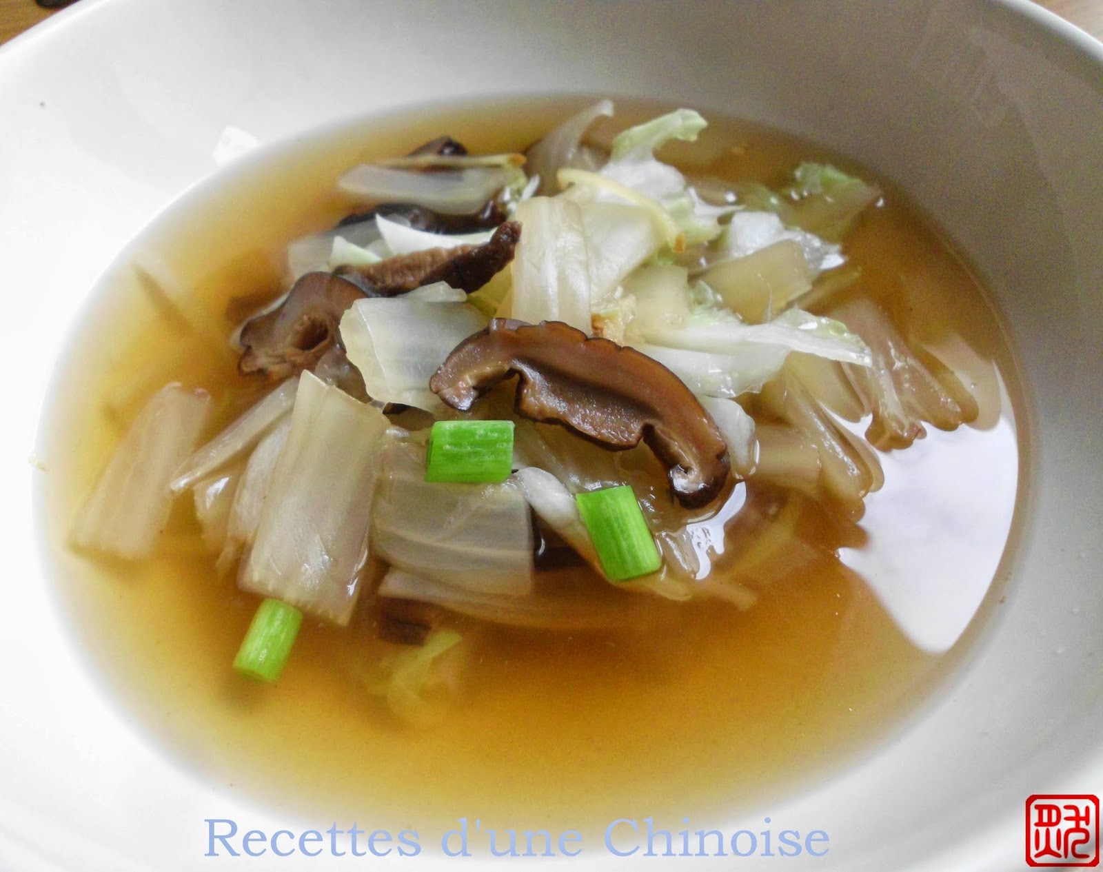 Soupe Chou Champignon 2025