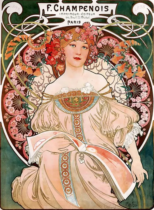 Alphonse Maria Mucha 1860-1939 | Czech Art Nouveau Printmaker