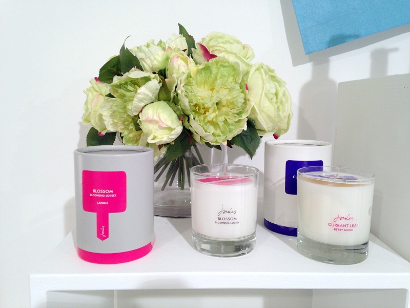 Joules scented candle and fragrances