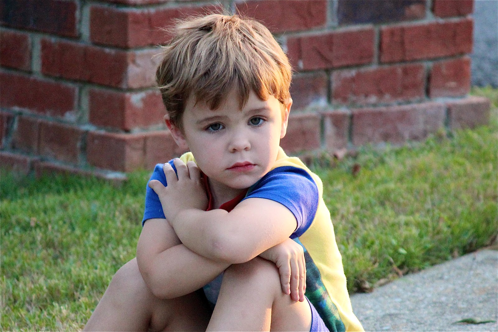 grass stains: Honest Toddler is his homie