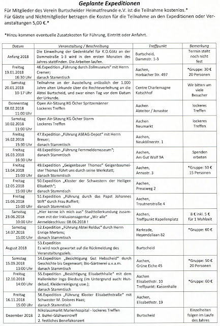 Verein Burtscheiderheimatfreunde E V 2017