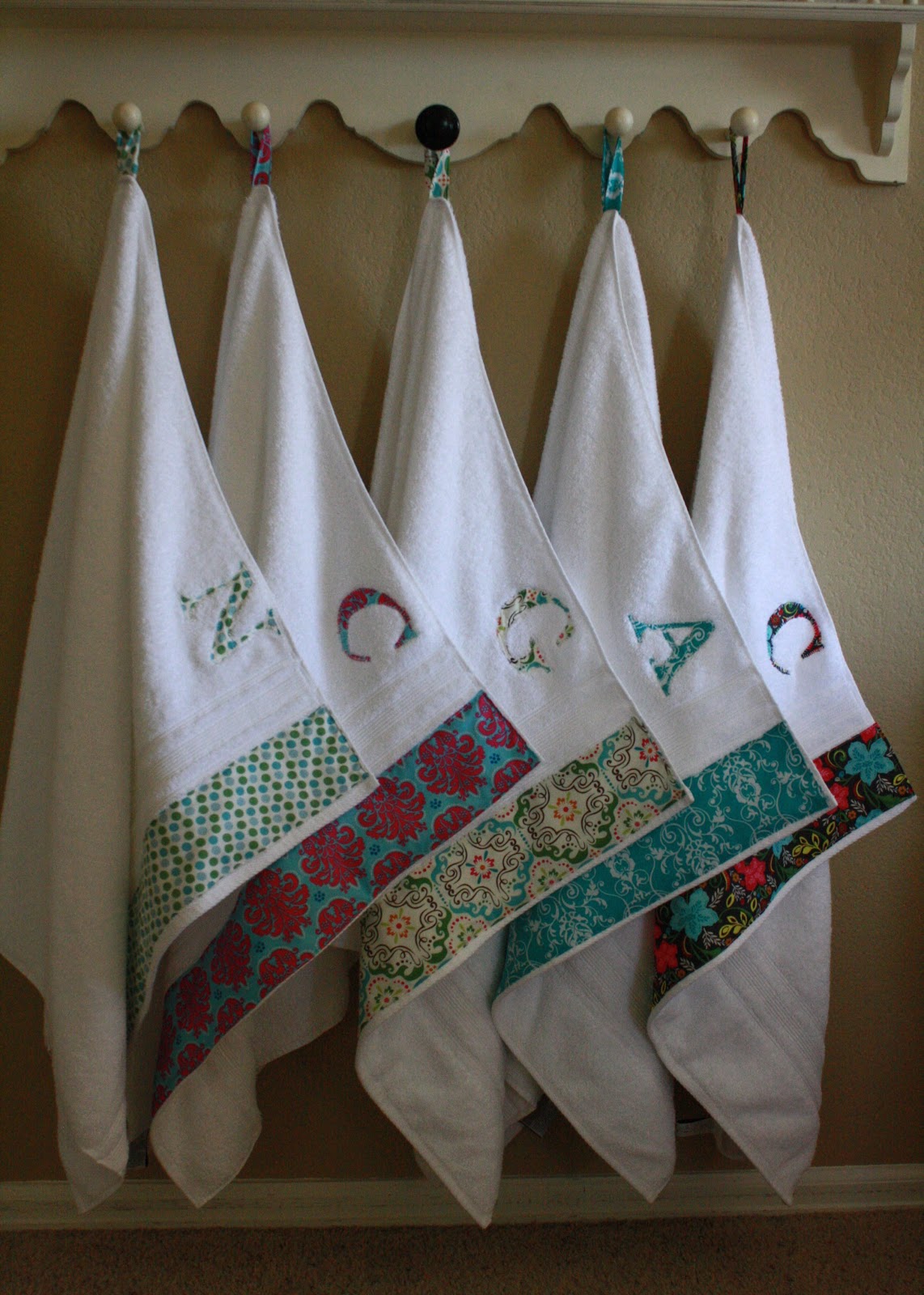 The Created Home Personalized Bath Towels