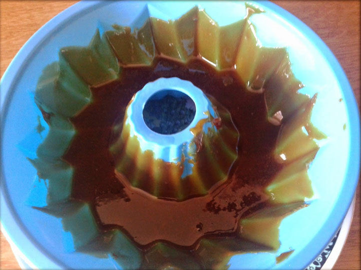 flan de galletas maría en microondas