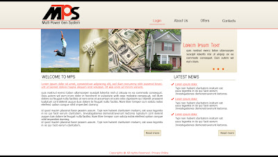 MPS webpage design