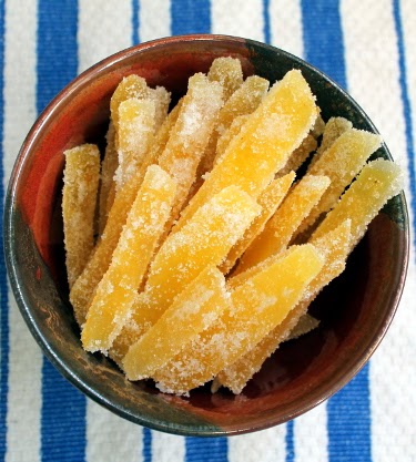 candied white grapefruit peels