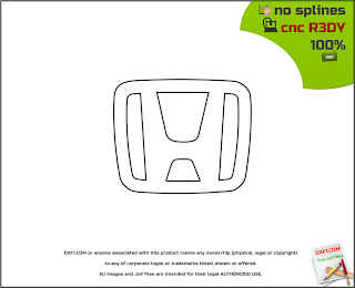 Honda logo dxf
